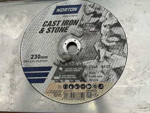 Norton C24R-BE27 Steinschleifscheiben 230 mm (20x)