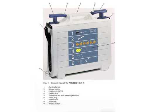 PRIMEDIC DEFI-N - M-100 - Defibrillator with paddles