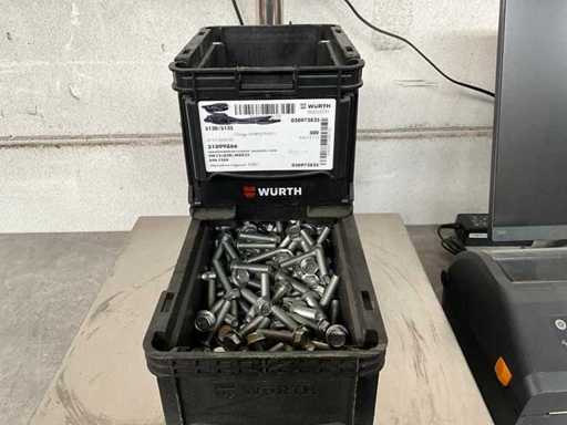 Würth 11.34 kg Draadvormende schroef zeskant met flens M8x35 in stapelbare bak