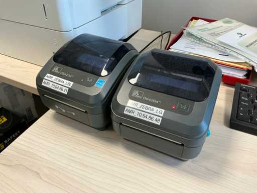 Zebra GK420d Labelprinter (2x)