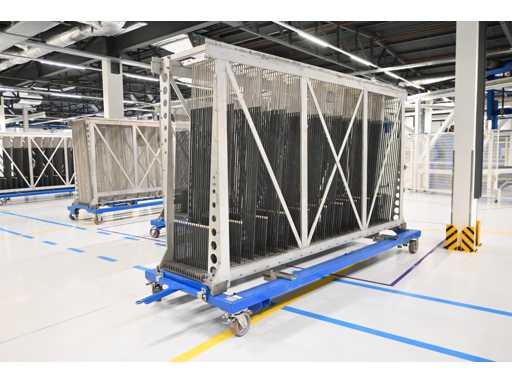 2017 - Masévon - VCC - 20-piece detachable glass trestle transport trolley - trolley 2