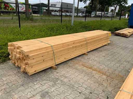 Fichtenbalken 4800x70x45mm (132x)