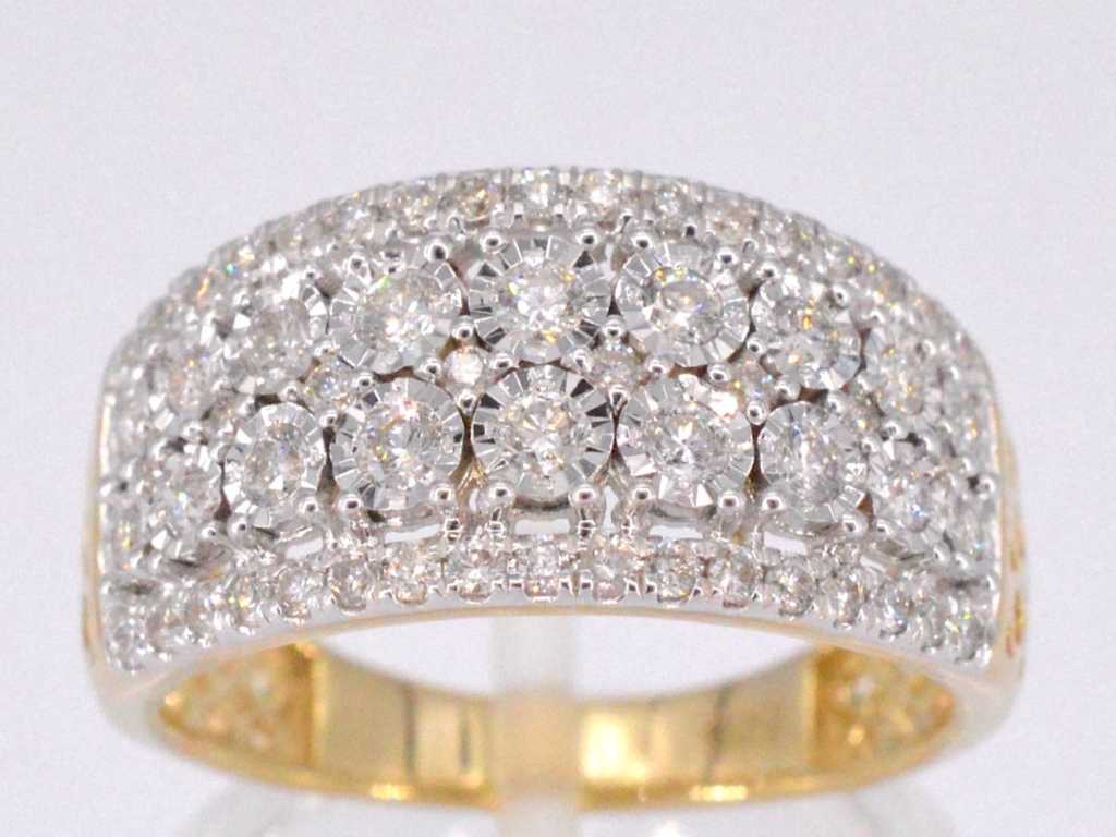 Bague en or avec brillants 1.00 carat