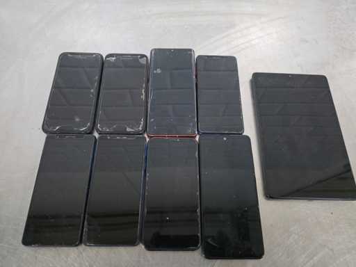 Samsung / Apple / Lenovo - o.a. Iphone - Telefoon en Tablet (9x)