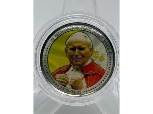 Colorisé 2 euros – Pape Jean-Paul II – Vatican
