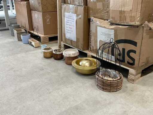 Partij diverse decoratiematerialen