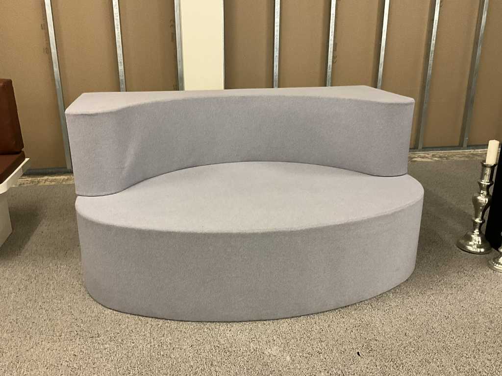 Rounded design armchair 