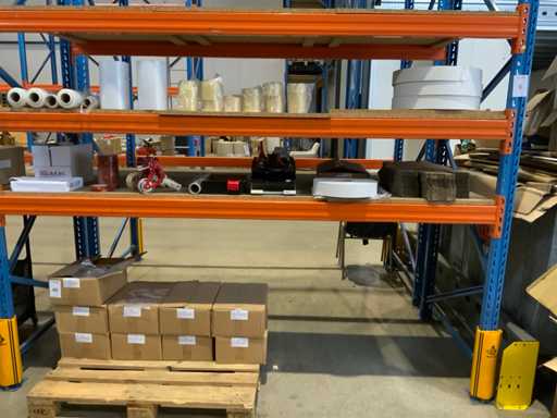 Doos afsluitbare transparante zakken en divers (9x)