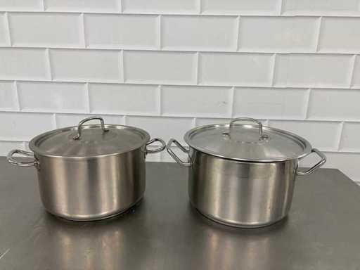 Edelstahl – Kochtopf (2x)