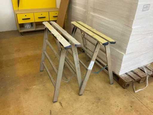 Ponts pliants en aluminium (2x)