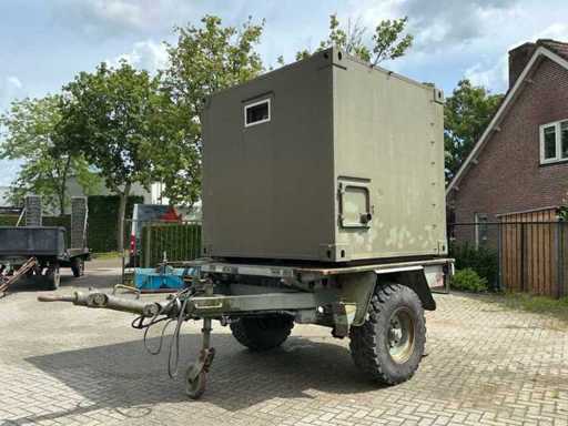 1993 Kögel AHW 15 kN AD Przyczepa z kontenerem (aluminium)