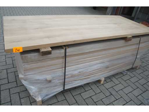 1x Blat de mas? din stejar masiv 2m50