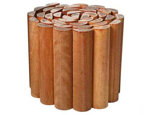 Bankirai hardwood roll border - 180x20 cm (40x)