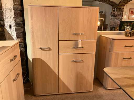 Curve Eiken Opbergkast