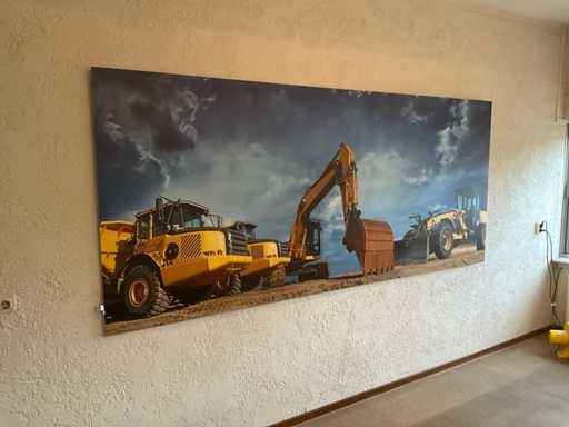 Wall screen with LED