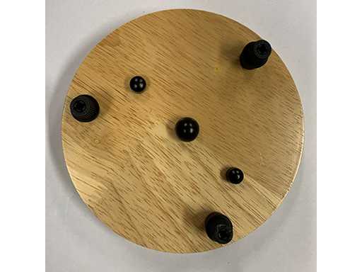 (93x) Plafondkap hout 3 aansluitingen