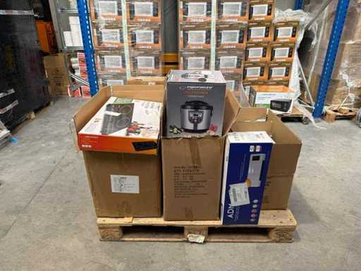 Pallet Huishoudtoestellen & Elektronica (Mix + Retourgoederen) | Retailwaarde €500 - €1000