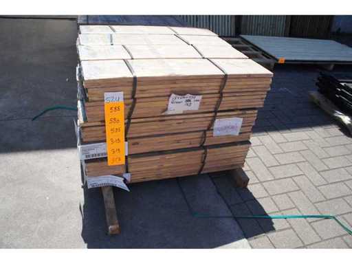20x Grenen timmerpanelen/legplank
