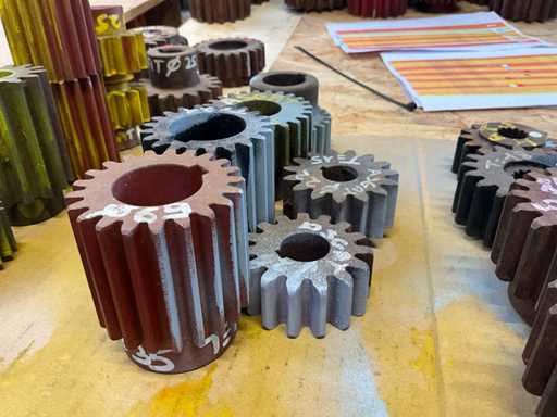 Various sizes of pinions