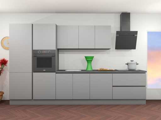 Häcker Concept - Topsoft Pearl Grey matt - Drech