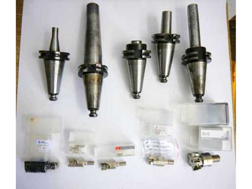 Holex - Assortiment SK40 pour fraiseuses vissées (5x), incluant 10x fraiseuses WSP à visser 