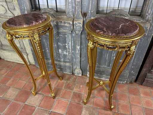 Tavolino laterale Louis Quinze alto 1,10 metri