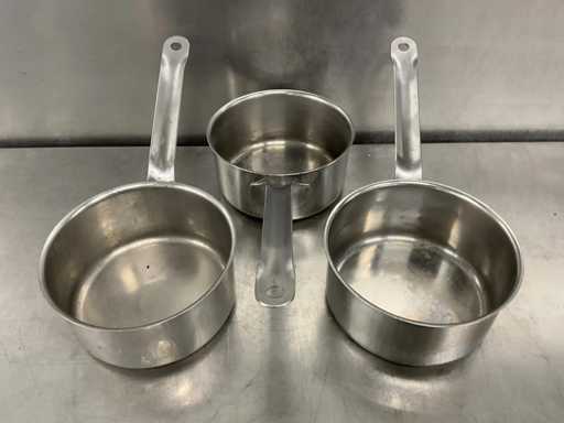 Stainless Steel Saucepan Ø 17 cm (3x)