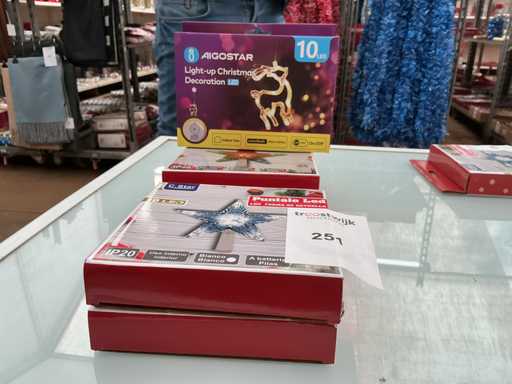 Weihnachten, Led-Dekoration. (5-fach)