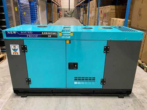 2023 Kawakenki KK30-III-SSS Silent diesel generator 30kva