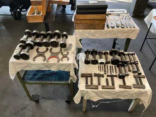 Assortiment de mandrins/jauges pharyngées de test