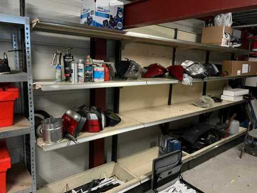 Stojak warsztatowy z metrami jednostronny (9x)