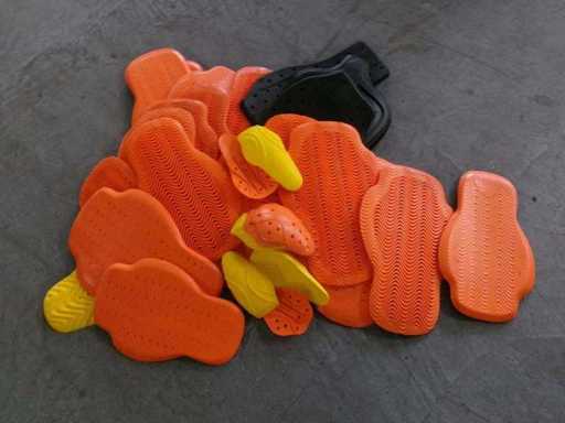 Protector mix for motorcycle clothing, used (U6) (54x)