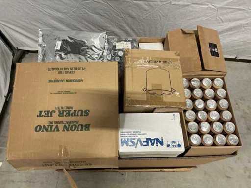 Ausili per la produzione della birra in pallet