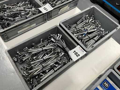 Batch Gedore ring spanners