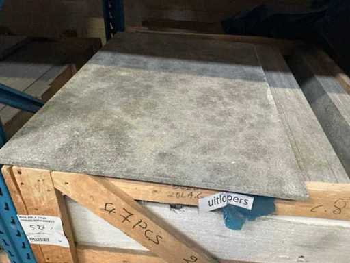 Mar Zola gris honed Natural stone tiles (47x)