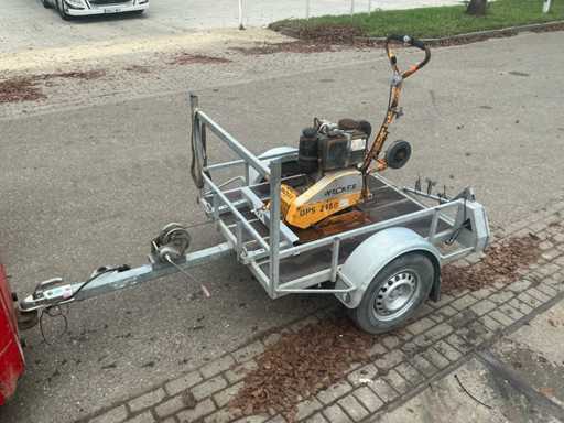Wacker DPS 2360 Plate Compactor with Plate Compactor Trailer