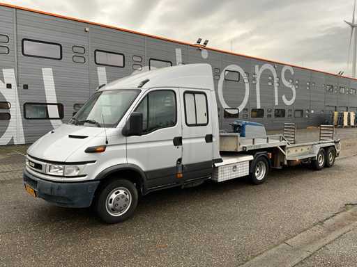 2004 Iveco Daily 40C BE-combination with Veldhuizen cockpit trailer