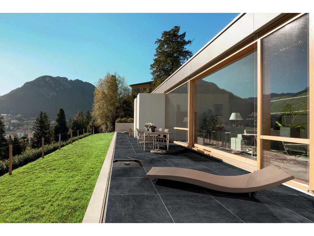Dachówka ceramiczna ogrodowa Design Black 60x60cm rektyfikowana, 28,08m2