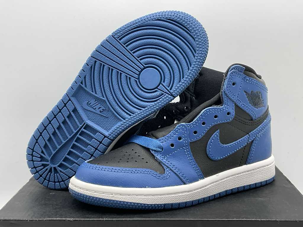 Nike Jordan 1 Retro High OG Dark Marine Blue Kinder Sneakers 28 1/2