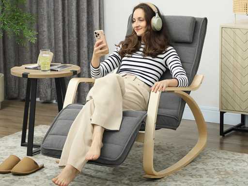 Fauteuil à bascule avec fonction de massage