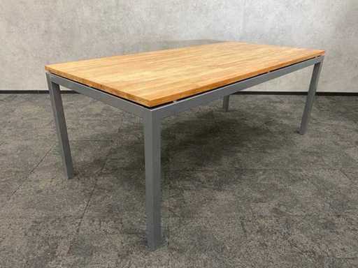 industriële vergadertafel 200x94 massief