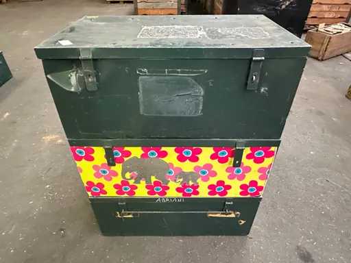 Boîte de transport en métal (3x)