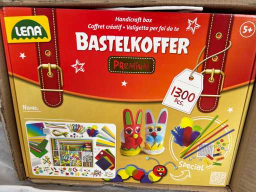 Lena Knutselset Premium Junior 38 Cm Karton Groen 1300-delig