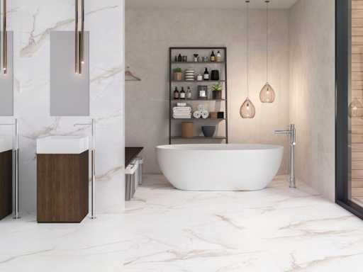 Floor tile 108m2 Calacatta Gold 100x100cm