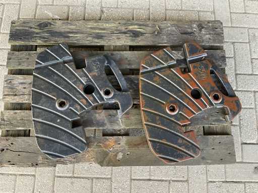 Valtra 55 kg front weight (2x)