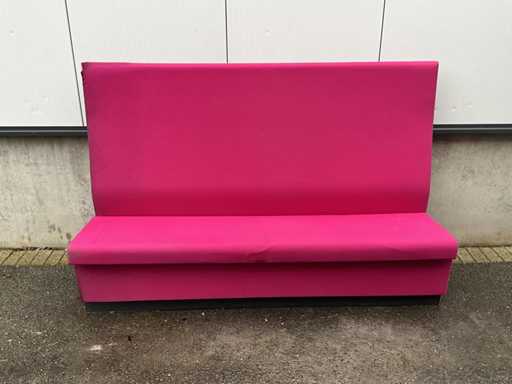 Party of restaurant benches