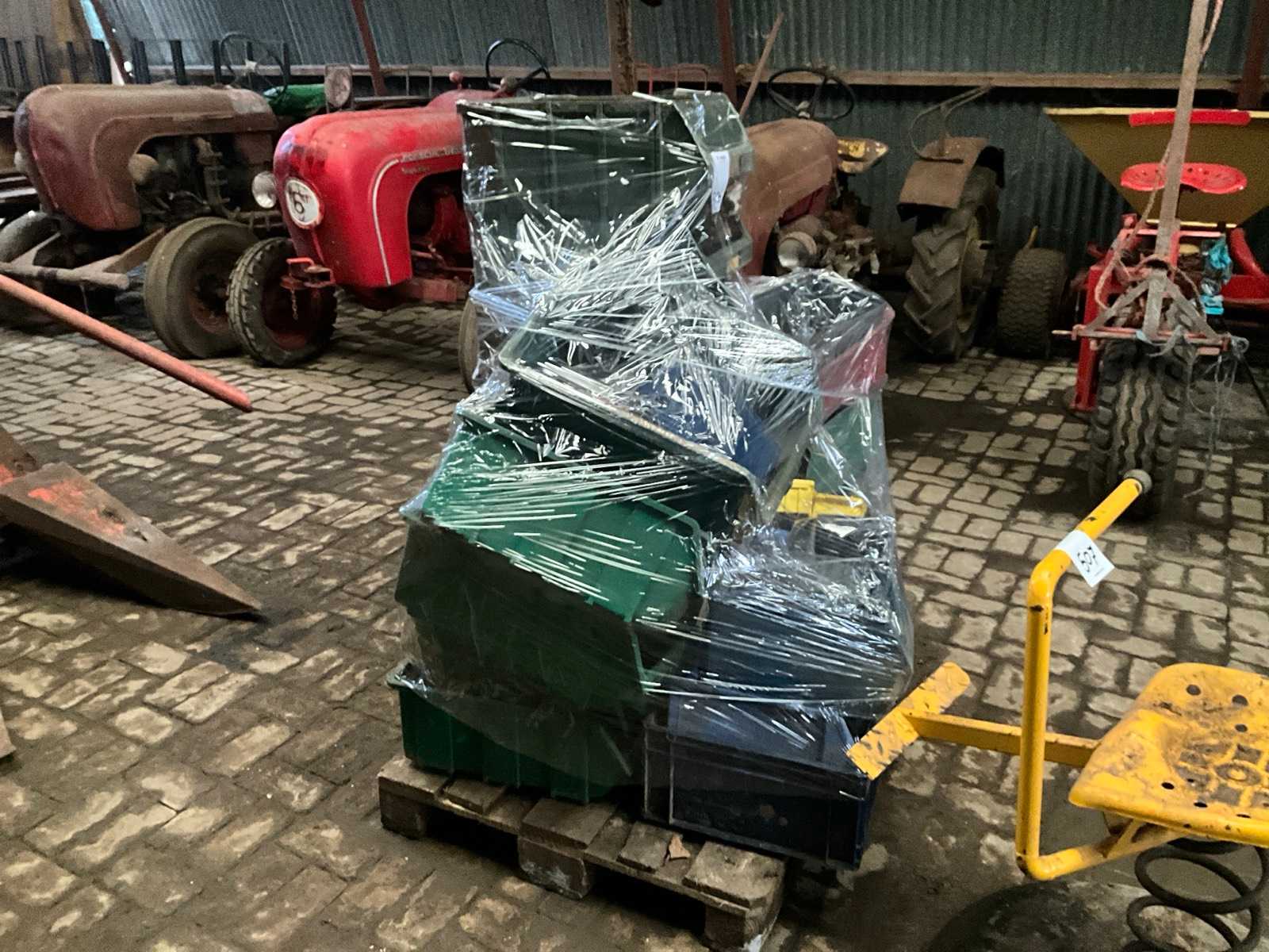 Plastic storage bins