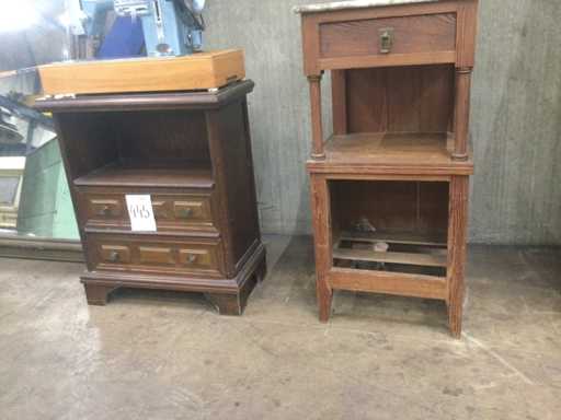 Various small furniture (3x) without sewing machine