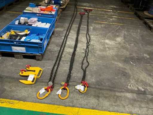 Chaîne de levage à 2 sauts