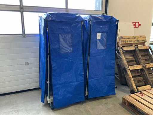 Rolcontainer met hoes (2x)